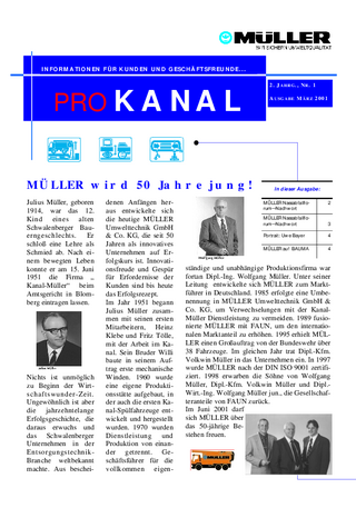 PRO KANAL March 2001